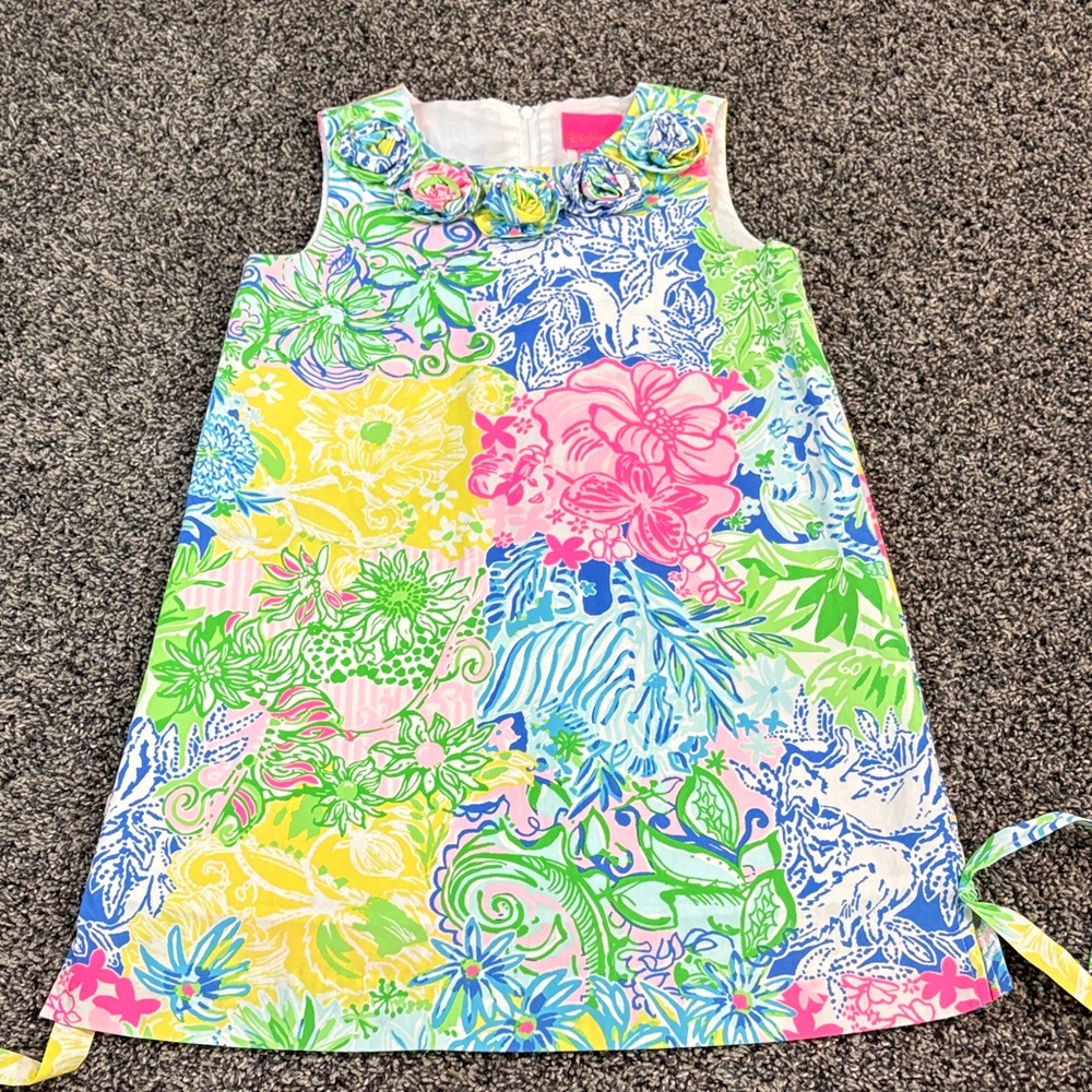 Lilly Pulitzer Multicolor Floral Kids Casual Dress